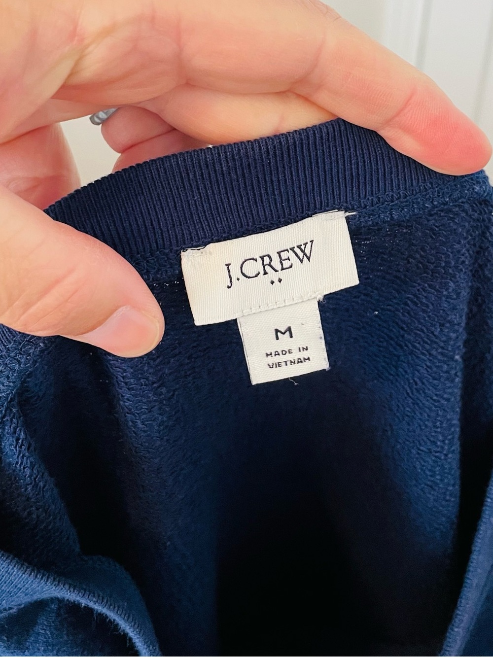 J Crew Jogger Crewneck Set in Navy 100% Cotton - Picture 3 of 7